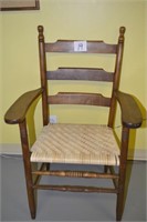 Antique Chair Appears like new Woven Bottom -