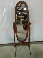 Oak Cheval Mirror