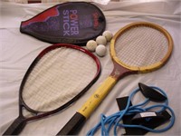 Vtg Ardmore Tennis & Spalding Racquet Ball