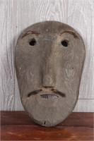 Antique Hidalgo Mexican Festival Mask