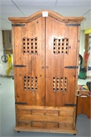 Wooden Wine Cabinet 2 Doors in Front, 2 Drawers I