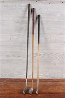 3 Vintage Golf Irons