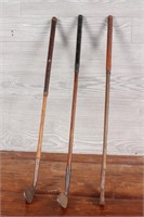 3 Wooden Shaft Children's Golf Clubs