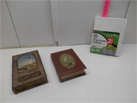 Canvas and Books with Hidden Compartment