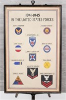 WWII Commemorative Patches Collage