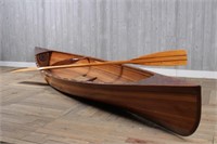 Craftsman Made Wooden Canoe