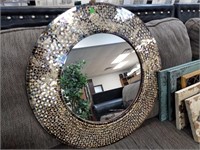 LARGE ROUND WALL MIRROR