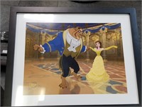 BEAUTY AND THE BEAST FRAMED PICTURE THE DISNEY