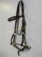 Side Pull, Leather Brow Band Headstall