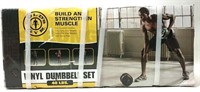 Golds Gym Vinyl Dumbell Set, 40 Pounds