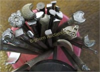 Leather Stamps: 32 piece lot