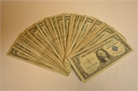 Lot Of 50 $1.00 Silver Certificates