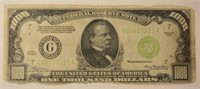 1934 $1000 Bill Federal Reserve Note