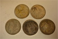 Lot Of  Mixed 1921 Morgan Silver Dollars