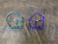 Weanling or Large Pony Halters 2pc lot