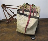 Decker Pack Saddle w/ Canvas Panniers & Lash Rope