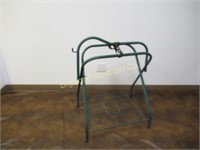 Green Metal Saddle Stand/Rack