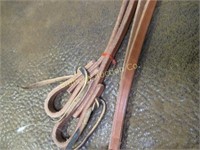 New Leather Split Reins Approx. 92" long x 1/2" w