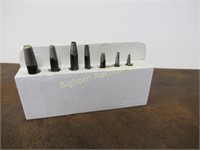 Leather Punches: C.S. Osborne & Co. 7 Punch Lot