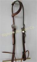 One Ear Leather Headstall w/ Upgraded Hardware
