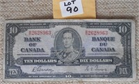 1 Canadian $10 Bill, s/d 2628963