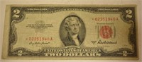 1953 A $2.00 Bill Star Note