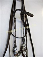 Vintage Bridle: Leather Browband Headstall