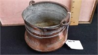 Copper Bucket with Bale