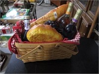 Longaberger Basket / Picnic / 2 Handle / with
