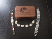 Camel Box and Watches and Bracelet