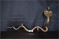 Brass Cobra Wall Incense Burner or Candle Holder