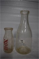 Dairy Bottles - Bateson's & Foxton Wingham