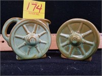 Wagon Wheel Sugar and Creamer Individual Size