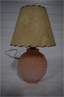 Pink Depression Lamp
