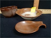 Fruit Bowl, Spoon Rest, and Small Bowl