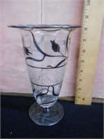 Silver Overlay Vase