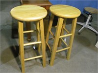 Bar stools, 2 x $