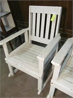 Painted porch rocker