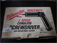 Milwaukee 2 Speed Cordless Drill with Original