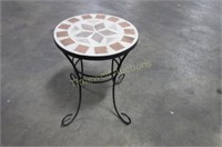 Wrought iron round table
