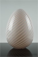 Vetri Murano Glass Egg Lamp