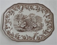 Large Spode China Westbourne Turkey Platter