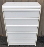 White 5-Drawer Dresser