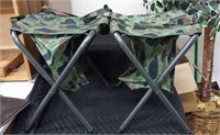 2 Camouflage Folding Seats