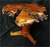 Beautiful Burl Wood Table #1