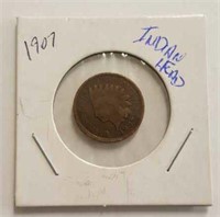 1907 Indian Head Penny