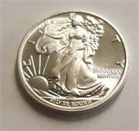 1/10 Ounce Silver Liberty Round