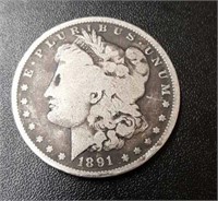 1891-O Morgan Dollar