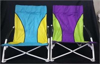 Short Lounge Chairs And Carry Bags