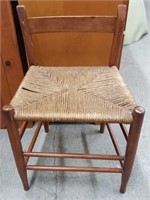 Small Wicker Seat Chair